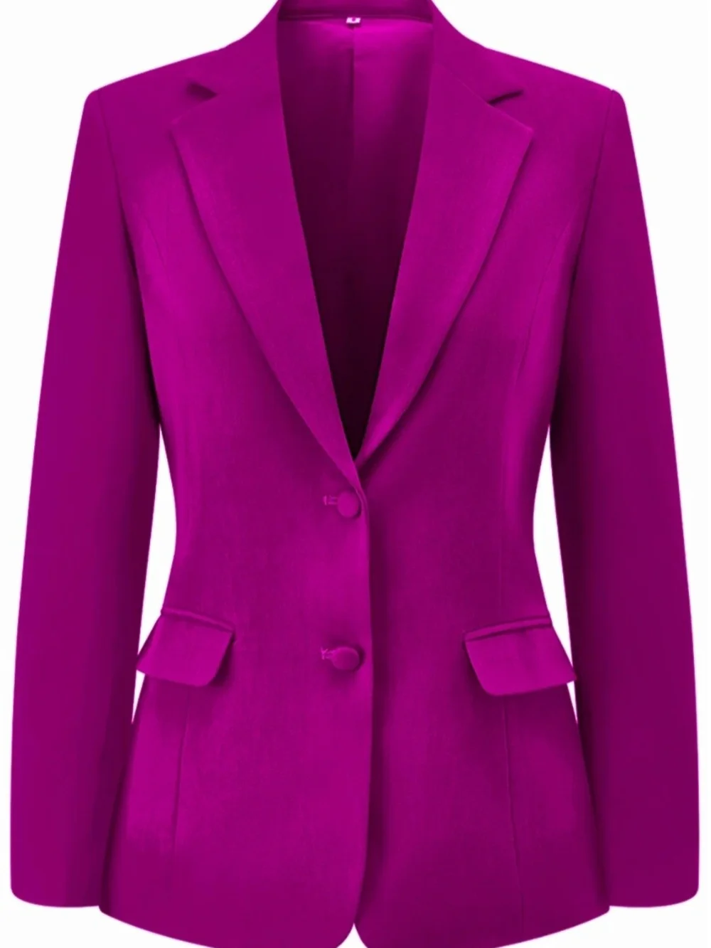 Fuchsia Women's Tailored Blazer & Pants Set